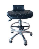 Workshop stool  with circle and glides E01H - 3