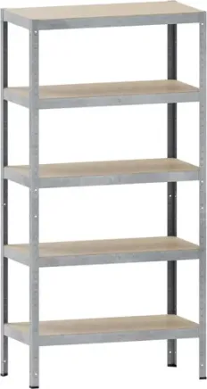 Kovona Screwless rack 150 kg with laminate shelves type N285Z0 galvanized - 1