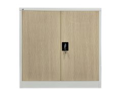 Sheet metal shelf cabinet with inserted door C01B
