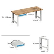 Workshop height-adjustable workbench EN_02_2011 - 4