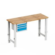 Workshop height-adjustable workbench EN_02_1513