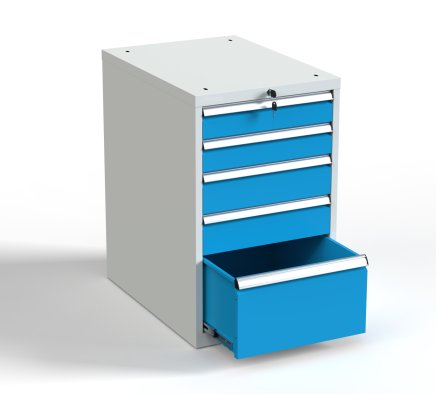 Workshop table with base container HD_1255 - 4