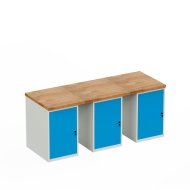 Workshop table with base container HD_15DDD - 1