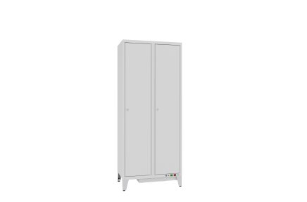 Sum 421 metal wardrobe with heating and ventilation, width 800 mm - 1