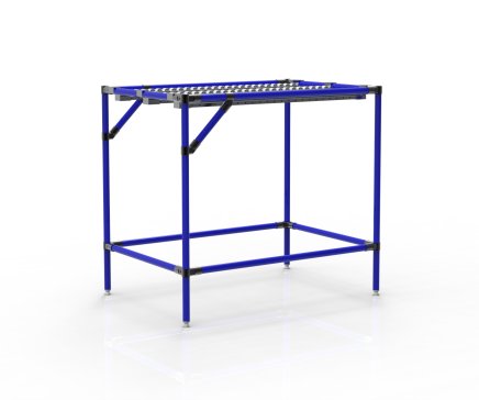 Conveyor with recessed roller tracks (various variants) - 5