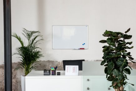 One-piece magnetic board aluminum frame 30x40 cm - 3