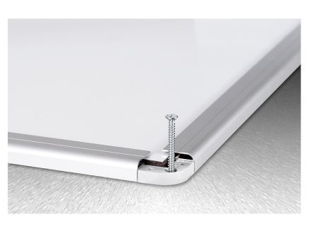 One-piece magnetic board aluminum frame 30x40 cm - 4
