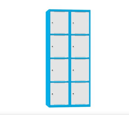 Box charging cabinet with solid doors BNS - 1