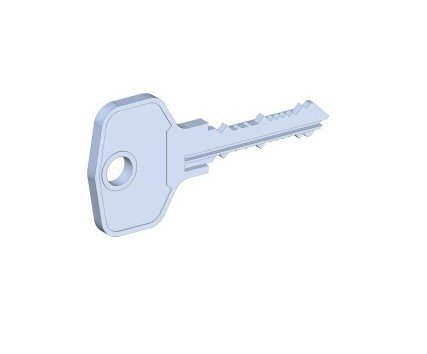 Spare key for 3K lock - 1