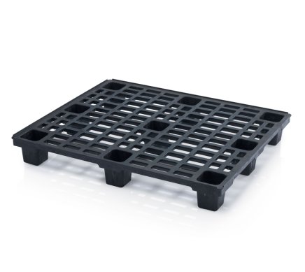 Stackable ESD plastic pallet H. 150 x W. 1000 x D. 1200 mm - 1