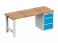 Workshop Workbenches with Pedestal Cabinets