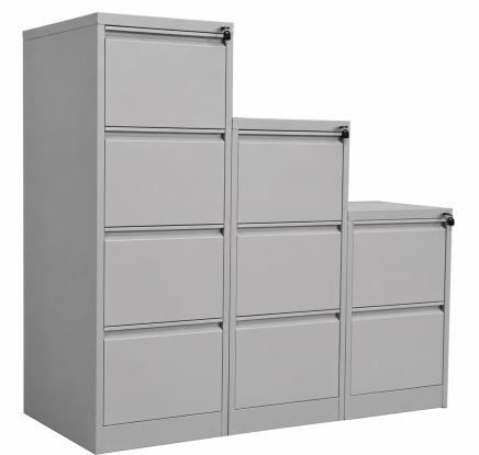 HD three-drawer filing cabinet for A4 format - 2