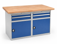Workshop table with base container RS15_2D2D - 1