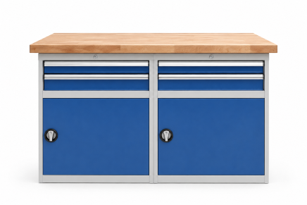 Workshop table with base container RS15_2D2D - 2