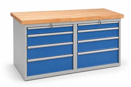 Workshop table with base container RS15_44 - 1