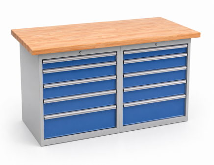 Workshop table with base container RS15_55 - 1