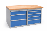 Workshop table with base container RS15_35 - 1