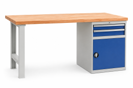 Workshop table with base container RS15_PN2D