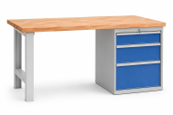 Workshop table with base container RS20_PN3 - 1