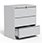 Two-row three-drawer