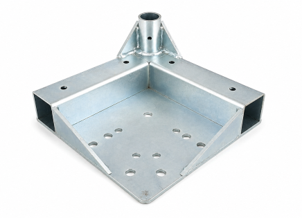 Corner Mounting Bracket for Plate-Mount Casters SJ-1-45×45_SV-Reinforced - 1