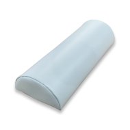 Half-cylinder cushion for examination table
