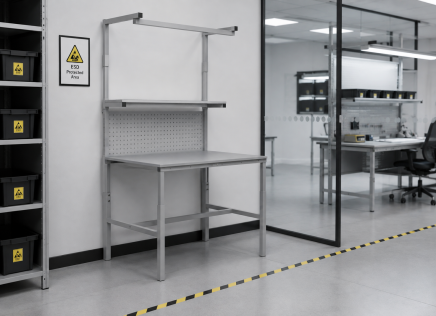 Antistatic Height-Adjustable Table Enprag SPEXESD187, 1800 × 700 mm - 2