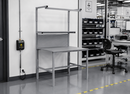Antistatic Height-Adjustable Table Enprag SPEXESD189, 1800 × 900 mm - 2