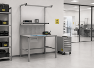 Antistatic Height-Adjustable Table Enprag SPEXESD, 1500 × 700 mm - 2