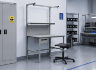 Antistatic Height-Adjustable Table Enprag SPEXESD, 1800 × 700 mm - 2
