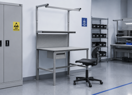 Antistatic Height-Adjustable Table Enprag SPEXESD, 1800 × 700 mm - 2