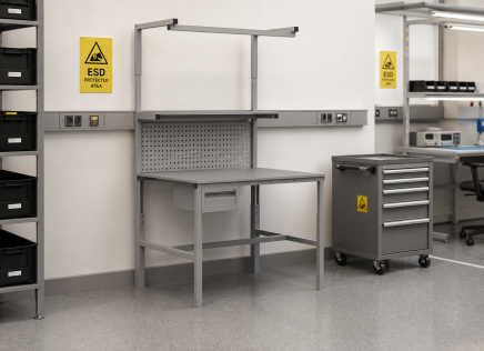 Antistatic Table Enprag SPEXESD, 900 mm Deep (4 Models) - 2