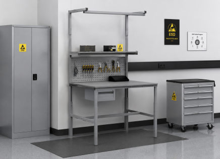 Antistatic Height-Adjustable Table Enprag SPEXESD, 1800 × 900 mm - 2