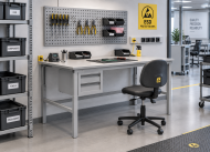 Antistatic Height-Adjustable Table Enprag SPESD, 1800 × 700 mm - 2