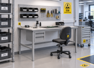 Antistatic Table Enprag SPESD, 900 mm Deep (4 Models) - 2