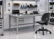 Antistatic Height-Adjustable Table Enprag SPESD, 1500 × 900 mm - 2