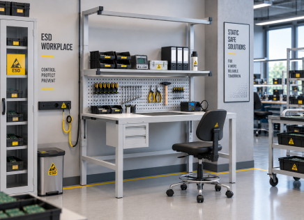 Antistatic Height-Adjustable Table Enprag SPEXESD, 1800 × 700 mm - 2