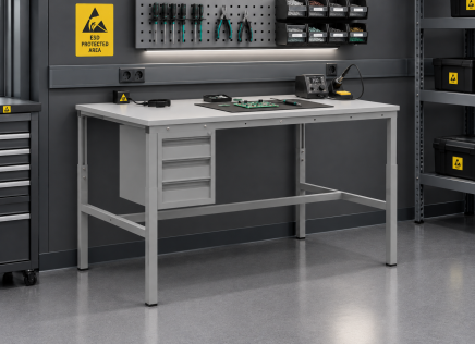 Antistatic Table Enprag SPESD, 700 mm Deep (4 Models) - 2