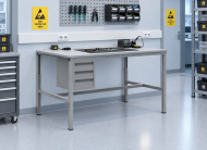Antistatic Height-Adjustable Table Enprag SPESD, 1800 × 700 mm - 2