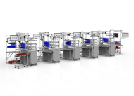 Assembly and completion line with roller conveyor - 1