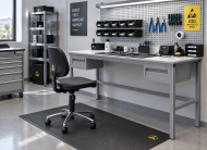 Antistatic Height-Adjustable Table Enprag SPESD, 1800 × 700 mm - 2
