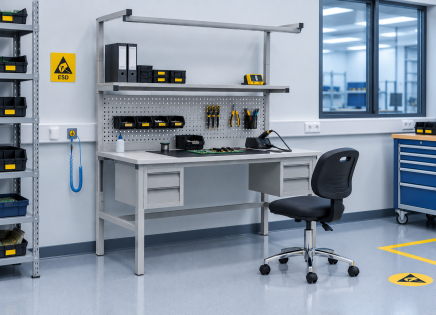Antistatic Height-Adjustable Table Enprag SPEXESD, 1500 × 900 mm - 2