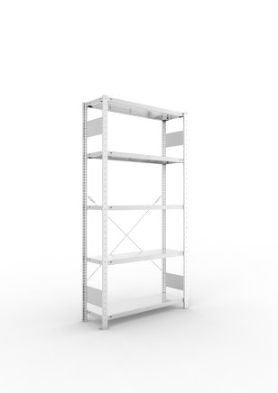 Basic Shelf Unit Clip S3, galvanized, depth 300 mm (3 models) - 3