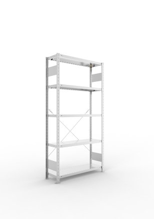 Basic Shelf Unit 224962 Clip S3, galvanized, depth 300 mm - 1