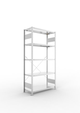 Basic Shelf Unit 223903 Clip S3, galvanized, depth 400 mm - 1