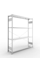 Basic Shelf Unit 323962 Clip S3, galvanized, depth 400 mm