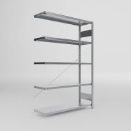 Add‑on Shelf Unit 438550 Clip S3, galvanized, depth 400 mm