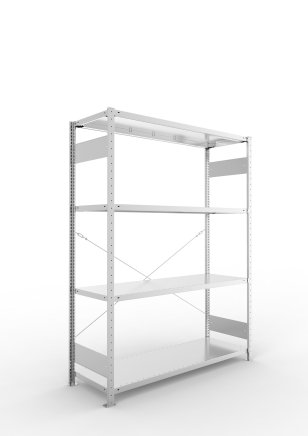 Basic Shelf Unit 323382 Clip S3, galvanized, depth 500 mm - 1