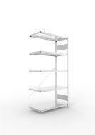 Add‑on Shelf Unit Clip S3, galvanized, depth 500 mm (6 models)