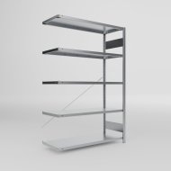 Add‑on Shelf Unit 438567 Clip S3, galvanized, depth 500 mm